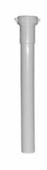 WHITE PLASTIC EXTENSION SLIP JOINT TUBE 1 1/2"X12" - A2530D