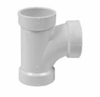 2" SANITARY TEE HUB PVC-DWV
