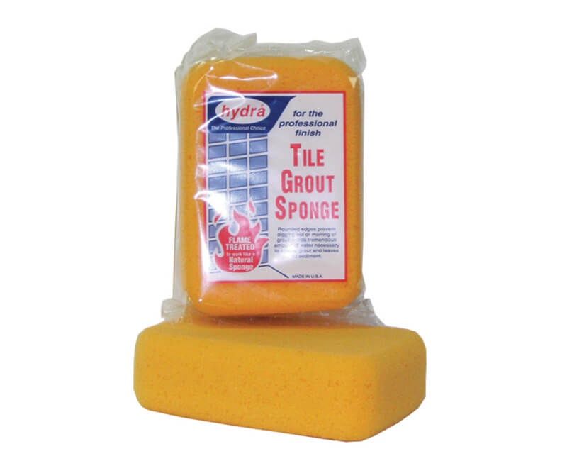 Yellow Sponge Clear  7-1/2 in. x 5-1/2 in. Extra Large Grouting, Cleaning and Washing Sponge