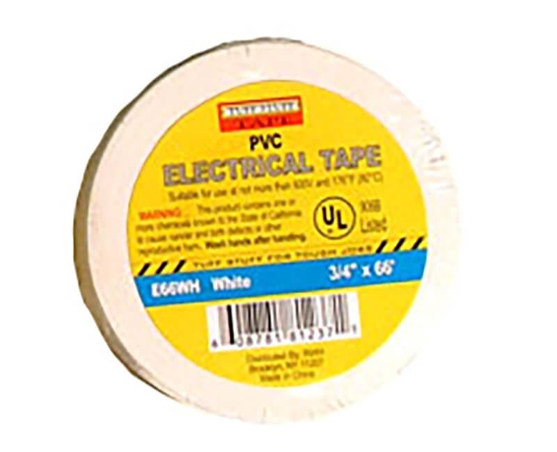 3/4" x 66' Electrical tape white