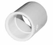 1-1/4"HUBxHUB COUPLING PVC-DWV
