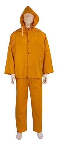 MEDIUM YELLOW RAINSUIT 3PC
