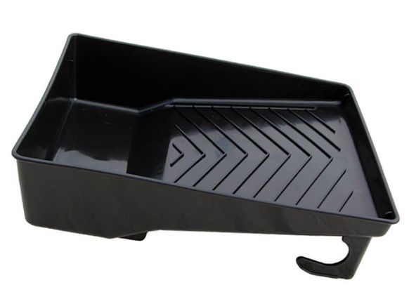 MIDSTATE 04020 #45 3 QUART BLACK DEEPWELL PLASTIC PAINT ROLLER TRAY