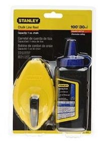 Stanley Reel &amp; Chalk Set Blue 100 ft. Long