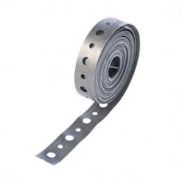 3/4" GALVANIZED STEEL (REGULAR) PERFORATED HANGER STRIPS - 10 FOOT COILS - SINGLE PACK