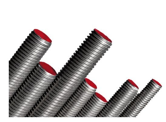 5/8-11 X 72" Threaded Rod - Red