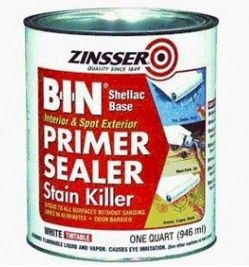 Zinsser BIN Shellac base Primer White Zinsser BIN Shellac base Primer White