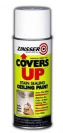Zinnser Covers Up Stain Sealing Ceiling Paint, White