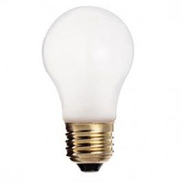 Satco S3721 130V Medium Base 40-Watt A15 Light Bulb, Frosted