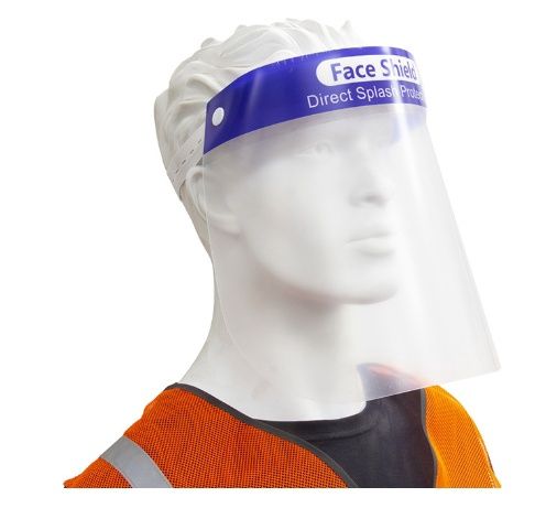 FACE SHIELD CLEAR 26CM LENGTH