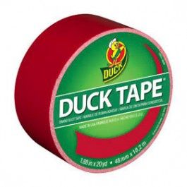 SHURTECH 1265014 1.88" X 20 YARD DUCK TAPE - RED 2" WIDE