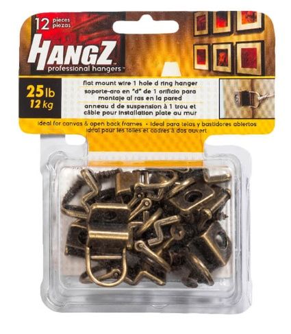 Flat Mount D Ring 1 Hole - 25 Lb.