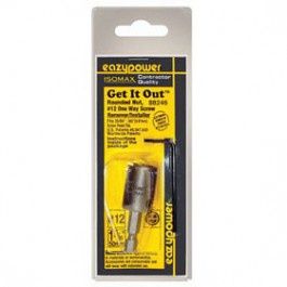 EAZYPOWER 88246 #12 2" ONE WAY SCREW &amp; BOLT REMOVER/INSTALLER 1/4" HEX SHANK