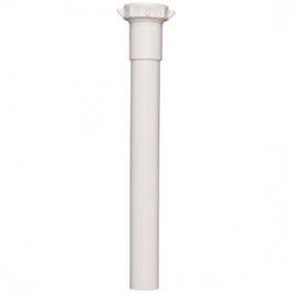 PLUMB PAK PP42-8W EXTENSION TUBE SLIP JOINT 1 1/4" X 8" WHITE PLASTIC