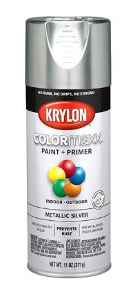 Krylon Metalic Silver spray paint