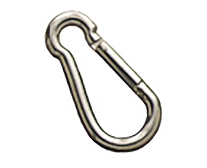 1/4" CARABINER STYLE SNAP CLIP ZINC PLATED