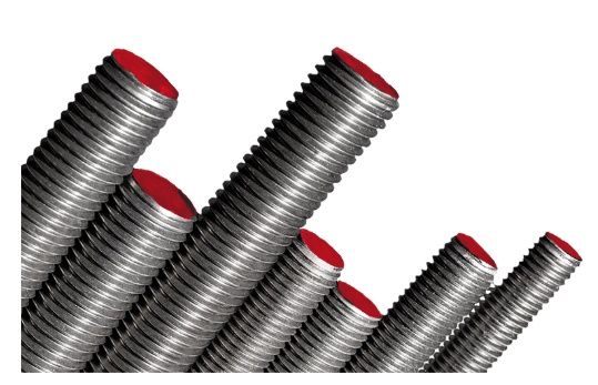 5/16-18 X 72" THREADED ROD - RED