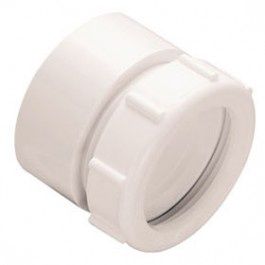 PLUMB PAK PP999W DRAIN PIPE CONNECTOR 1 1/2" COMP X 1 1/2"