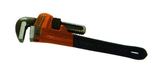 HEAVY DUTY BLACK GRIP PIPE WRENCH 12"