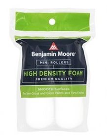 BENJAMIN MOORE 4" HIGH DENSITY FOAM MINI ROLLER COVERS 2PK