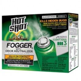HOT SHOT FOGGER WITH ODOR NEUTRALIZER 3PACK