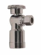 COMPRESSION 1/4 TURN PUSHFIT ANGLE SUPPLY STOPS  SWT (IMPORTED, CHROME)