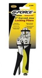 G-FORCE CURVED JAW LOCKING PLIERS ERGO GRIP 5"
