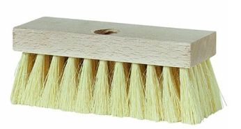 White Tampico Roof Brush With 2" Trim 7"