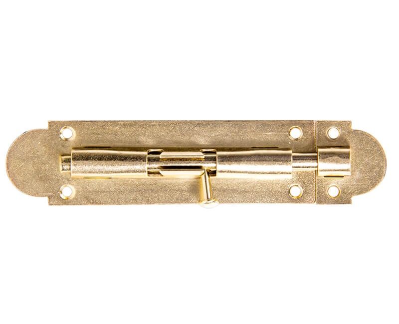 5" Extra Heavy Duty Barrel Bolt - Brass Plated