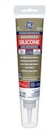 GE CLEAR ADVANCED SILICONE II KITCHEN &amp; BATH SEALANT