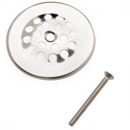 PLUMB PAK PP826-64 3" STRAINER DOME COVER WITH SCREW POLISHED CHROME