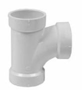 4" SANITARY TEE HUB PVC-DWV