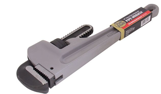Heavy Duty Aluminum Pipe Wrench 14"