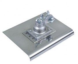 10" x 6" 3/8"R 1/2"L Walking Edger with Threaded Socket Bracket
