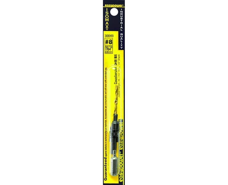 #8 ADJUSTABLE COUNTERSINK DRILL CARDED