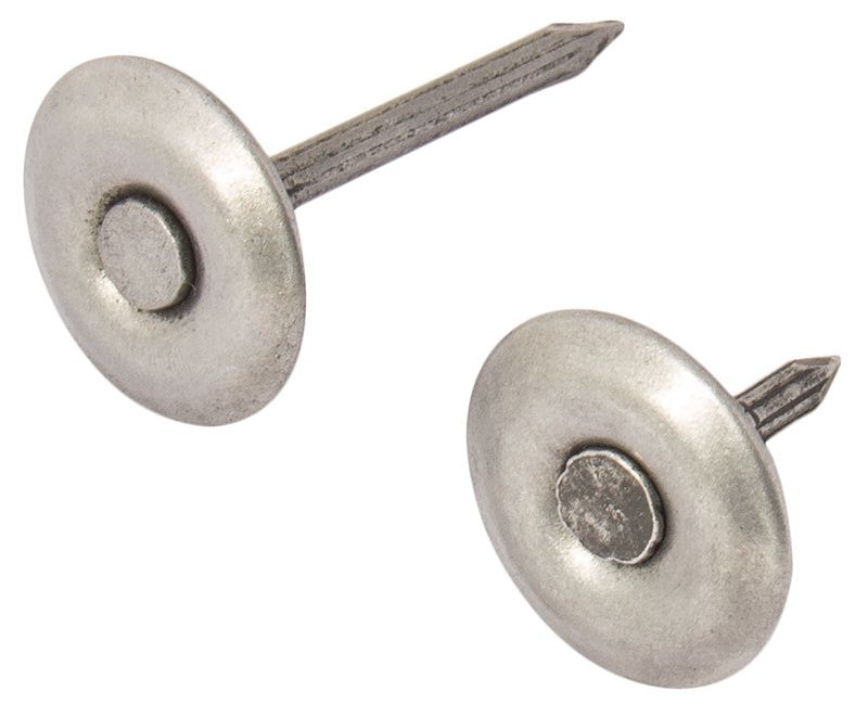 2-1/2" METAL RND CAP FLUTED MASONRY  Nails 25#