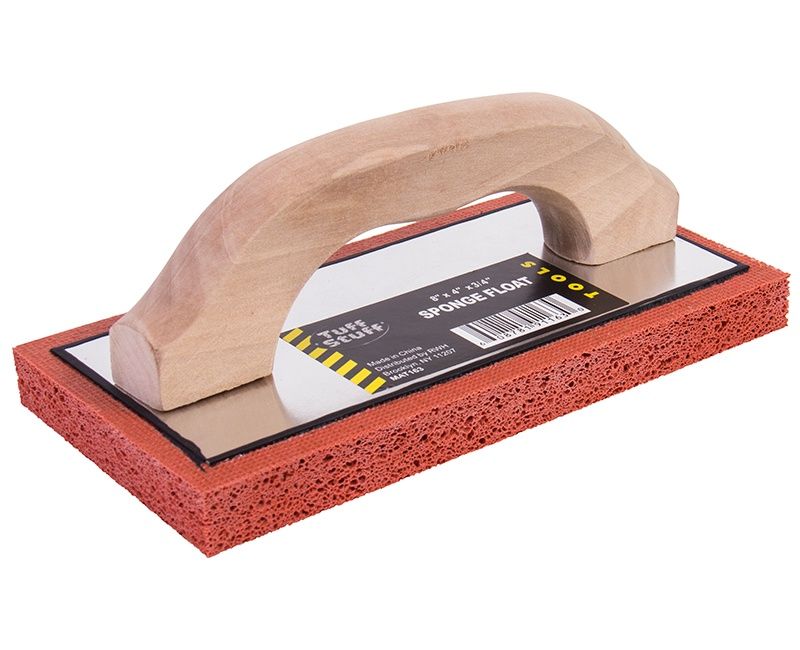 Red Hard Foam/ Sponge Float 8" X 4" X 3/4" X 3/4"