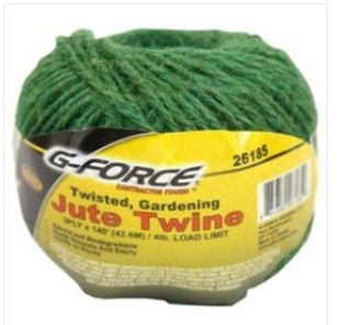 3-PLY GREEN JUTE TWINE MEDIUM WEIGHT ROLL 140'