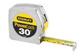 STANLEY TAPE MEASURE WITH BLADEARMOR POWERLOCK 30' X 1"