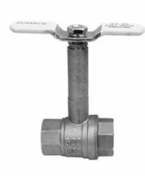 3/4" COPPER LONG SHANK BALL VALVE (FOR NON-POTABLE WATER)