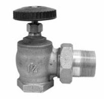 1" IPS STEAM RADIATOR ANGLE VALVES - IMPORTED-A1090F