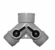 SIAMESE HOSE SHUT-OFF VALVE - Chrome Zamac-A4693B