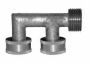 TWIN-MIX CONNECTOR - 3/4" Hose Threads-B6960