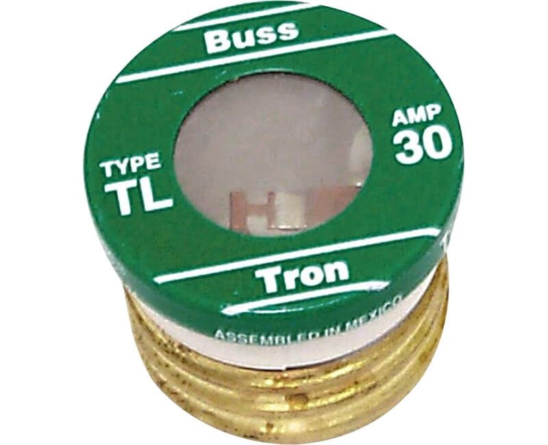 30 AMP Edison Base Plug Fuse - 4/Box Type: TL