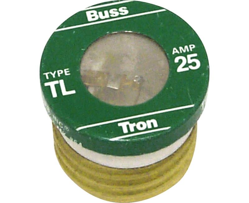 25 AMP Edison Base Plug Fuse - 4/Box Type: TL
