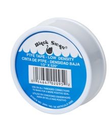 LOW DENSITY PTFE TEFLON TAPE WHITE  1/2" X 520"