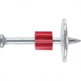 BluePoint Fastener 2-1/2" Length pins 1" Metal Round Washer .300 Head .145 Shank Diameter Qty:100