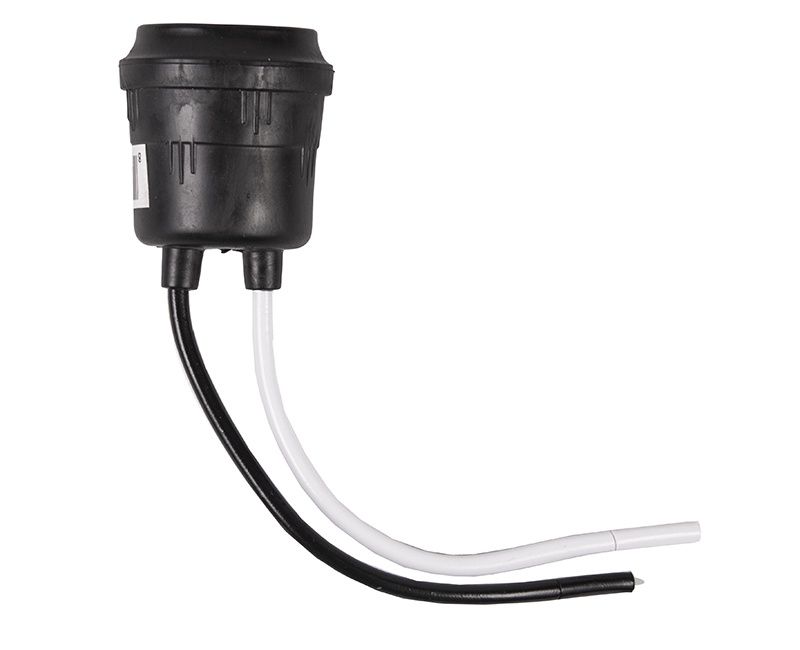 RUBBER PIGTAIL A-19 LAMP SOCKET