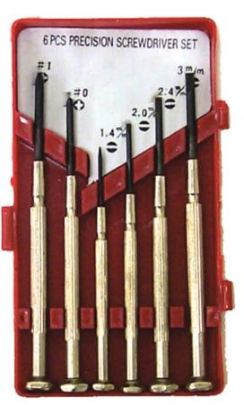 PRECISION SCREWDRIVER SET  6 Pcs