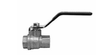 3/4" CxC BRASS BALL VALVE W/ BLEEDER LF